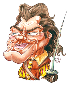 caricature, pour le patrimoine normande, Jean Marais