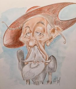 caricature Jean Rochefort