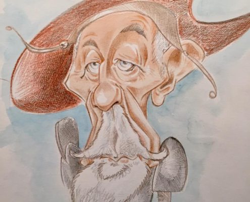 caricature Jean Rochefort