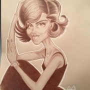 caricature Nathalie Wood