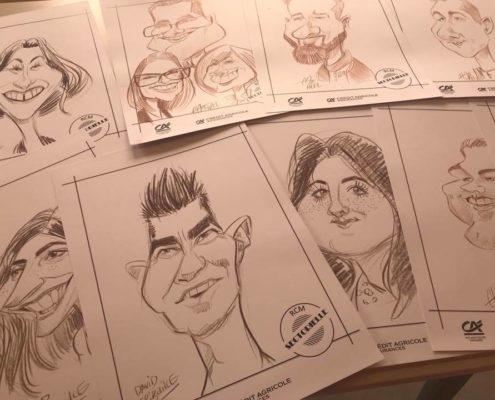 Animation Caricature en duo