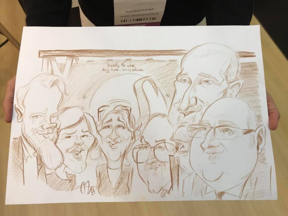 animation caricature Cité des Congrès