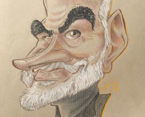 caricature Sean Connery
