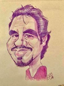 Caricature d'Alexandre Astier