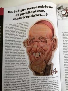 Caricature de l’Évêque Fallot