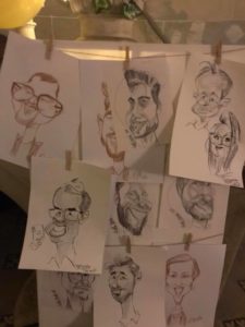 Animation caricature au Château du Plessis