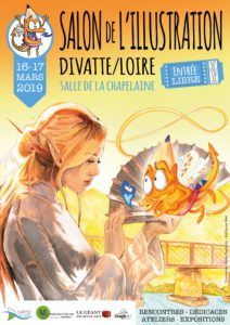 affiche salon de l'illustration divatte sur loire