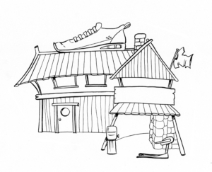 Illustration traditionnelle pointe feutre ©Guillaume Néel