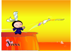 Illustration Numérique vectoriel Yanna ©Guillaume Néel