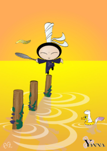 Illustration Numérique vectoriel Yanna ©Guillaume Néel